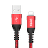 Lightning USB кабель красный, 25 см - Chidian, фото №1