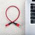 Lightning USB кабель красный, 25 см - Chidian, фото №4