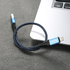 Lightning USB кабель синий, 25 см - Chidian, фото №3