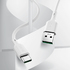 USB A - Type C 5A Fast Charging кабель белого цвета 180 см, фото №1