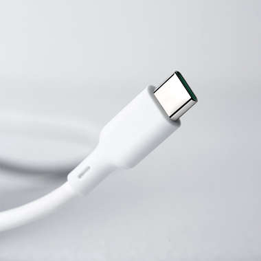 USB A - Type C 5A Fast Charging кабель белого цвета 120 см, фото №3