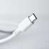 USB A - Type C 5A Fast Charging кабель белого цвета 25 см, фото №2