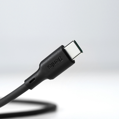 USB A - Type C 5A Fast Charging кабель черного цвета 120 см, фото №3