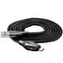 USB A - Micro USB нейлоновый кабель - черный 120 см, фото №6