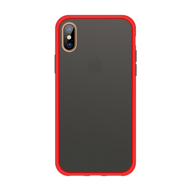 Чехол для iPhone Xs Max - Magic Smooth красный 1,5мм, фото №1