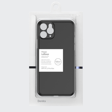 Чехол для iPhone 11 Pro Max 0,4 mm - черный LolliPop, фото №7