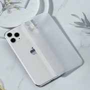 Чехол для iPhone 11 Pro Max 0,4 mm - белый полупрозрачный LolliPop - фото 1