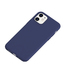 Силиконовый чехол для iPhone 11 Magic Silki - темно синий, фото №1