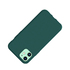 Силиконовый чехол для iPhone 11 Magic Silki - темно зеленый, фото №2