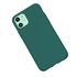 Силиконовый чехол для iPhone 11 Magic Silki - темно зеленый, фото №3
