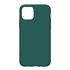 Силиконовый чехол для iPhone 11 Magic Silki - темно зеленый, фото №4