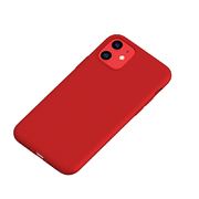 Силиконовый чехол для iPhone 11 Magic Silki - красный - фото 1