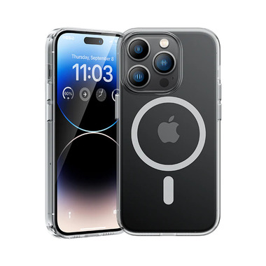 Benks чехол для iPhone 14 Crystal серия с поддержкой MagSafe - прозрачный, фото №1