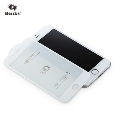 Benks Защитное стекло на iPhone 6/6S Белое 3D KR+Pro