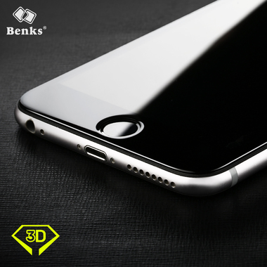 Benks Защитное стекло на iPhone 6 6S 3D King Kong Черное, фото №1
