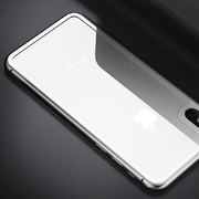 Защитное стекло на заднюю панель iPhone XS Max - Silver