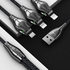 Benks USB кабель Black Mamba 3 в 1 150 см - Lightning - Lightning - Micro USB, фото №2