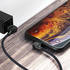 Lightning USB MFI кабель под 90 градусов - черный Elbow, фото №4
