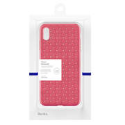 Benks чехол для iPhone XS Max серия Weaveit - розово-красный