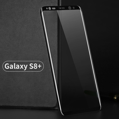 Защитное стекло на Samsung Galaxy S8 Плюс 3D Черное, фото №1