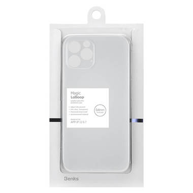 Чехол для iPhone 12 Pro 0,4 mm LolliPop белый, фото №5