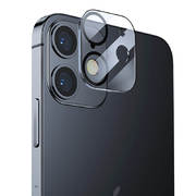 Защитное стекло на камеру для iPhone 12 с черным кантом - 1шт.