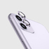 Защитное стекло на камеру iPhone 11, фиолетовая мет. рамка KR - 1шт., фото №6