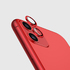 Защитное стекло на камеру iPhone 11, красная мет. рамка KR - 1шт., фото №5