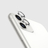 Защитное стекло на камеру iPhone 11, белая мет. рамка KR - 1шт., фото №3