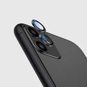Сапфировое защитное стекло на камеру iPhone 11, черная мет. рамка DR - 1шт.