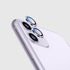 Сапфировое защитное стекло на камеру iPhone 11, фиолетовая мет. рамка DR - 1шт., фото №12