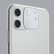 Защитное стекло на камеру iPhone 11, белая рамка KR - 2шт. - фото 1
