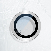 Сапфировое защитное стекло на камеру iPhone 11 Pro/11 Pro Max, мет. рамка DR (Silver) - 1шт. - фото 1