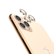 Защитное стекло на камеру iPhone 11 Pro/11 Pro Max, мет. рамка KR (Gold) - 1 шт. - фото 1