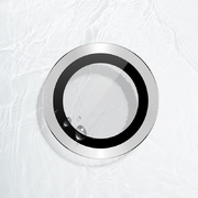 Защитное стекло на камеру iPhone 11 Pro/11 Pro Max, мет. рамка KR (Silver) - 1 шт.