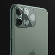 Защитное стекло на камеру iPhone 11 Pro/11 Pro Max, KR (Green) - 2 шт. - фото 1