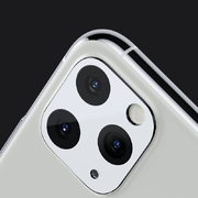 Защитное стекло на камеру iPhone 11 Pro/11 Pro Max, KR (White) - 2 шт. - фото 1