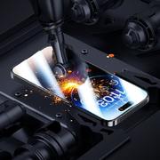 Защитное стекло для iPhone 14 Pro Max Glass Warrior антибликовое - 0,4 мм - фото 1