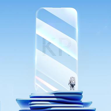 Защитное стекло на iPhone 14 KR - 0.15 мм.  2.5D скругление, фото №4