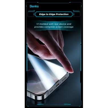 Матовое защитное стекло для iPhone 14 Plus Vpro - 0,3 мм, фото №8