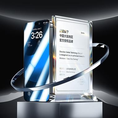 Защитное стекло для iPhone 14 Pro Max Glass Warrior Lite - 0,4 мм, фото №7
