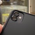 Защитное стекло на камеру iPhone 11, черная мет. рамка KR - 1шт., фото №2, добавлено пользователем