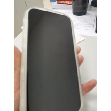 Матовое защитное стекло 3D на iPhone 13/13 Pro (6,1") Vpro 0,3 мм черная рамка, фото №4, добавлено пользователем
