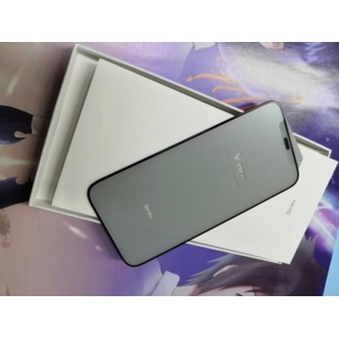 Матовое защитное стекло на iPhone 12 Pro Max Vpro 3D 0,3 мм черная рамка, фото №2, добавлено пользователем