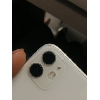 Защитное стекло на камеру iPhone 11, белая рамка KR - 2шт., фото №4, добавлено пользователем