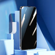 Приватное (anti-spy) 3D защитное стекло на iPhone 13/13 Pro Vpro 0,3 мм черная рамка - фото 1