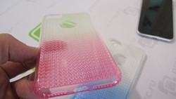 ,блестящий розовый силиконовый чехол для iphone 7