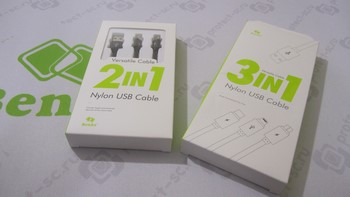 упаковка для зарядки lightning 2 в 1 на айфон и micro usb