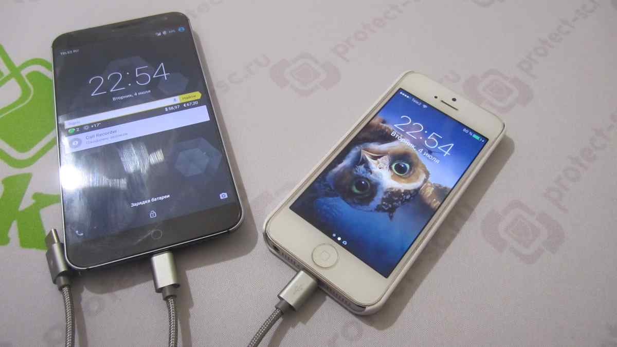 одновременная зарядка android и iphone фото