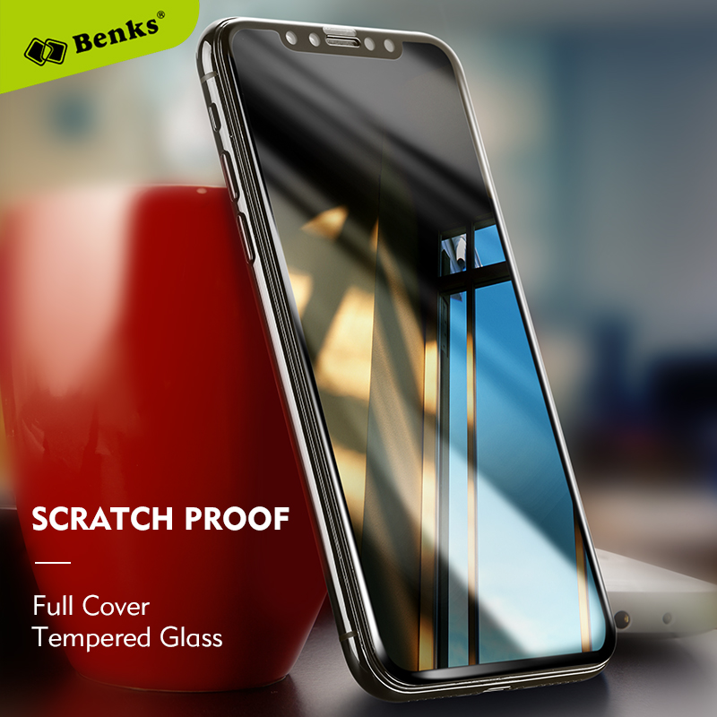 Benks Защитное стекло для iPhone X Черное 3D XPro Benks Защитное стекло для iPhone X Черное 3D XPro